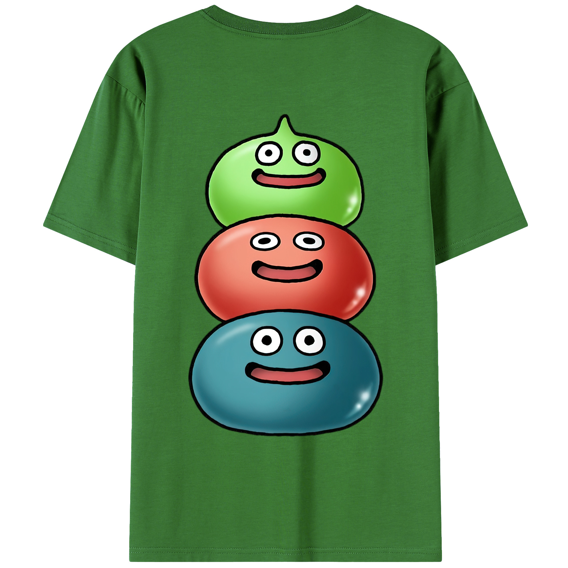 （画像用） ドラゴンクエスト Doragon Kuesuto Dragon Quest レディース半袖Tシャツ(バックプリント)